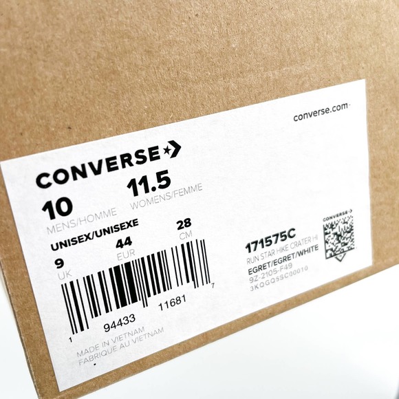 SOLD-CONVERSE Run Star Hike Crater Hi Sneaker - Picture 10 of 10